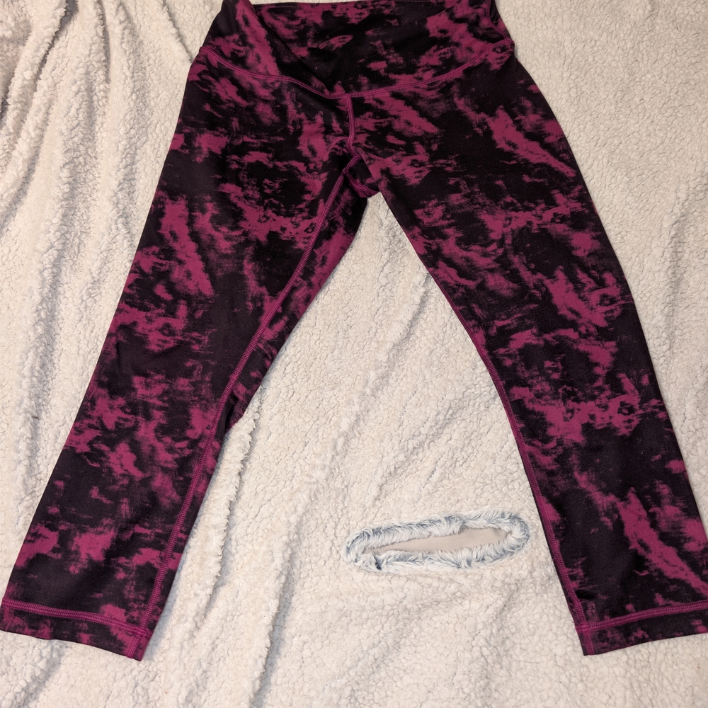Kids Pink and Black Leggings